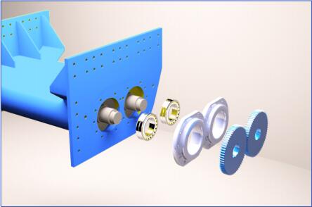 ZSW系列振動(dòng)給料機(jī)結(jié)構(gòu)圖1-大華重工