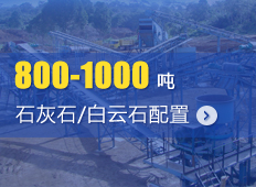 時(shí)產(chǎn)800-1000噸石灰石/白云巖砂石骨料生產(chǎn)線