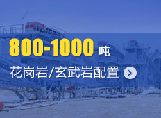 時(shí)產(chǎn)800-1000噸花崗巖/玄武巖砂石骨料生產(chǎn)線