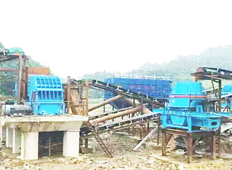 貴州遵義：450t/h混凝土砂石骨料生產(chǎn)線
