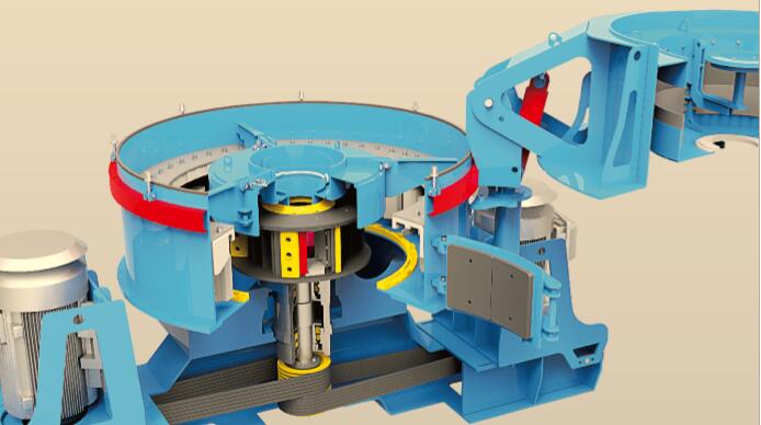 立式?jīng)_擊破碎機工作原理