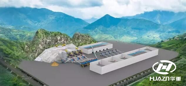 云南某地年產(chǎn)1200萬噸(2000t/h)大型砂石骨料生產(chǎn)加工項目