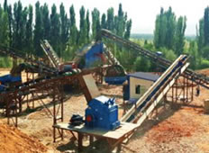 2016年在新疆第二、第三條鵝卵石破碎線同時(shí)交付生產(chǎn)