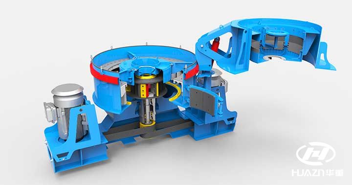 立式?jīng)_擊破碎機(jī)內(nèi)部結(jié)構(gòu)