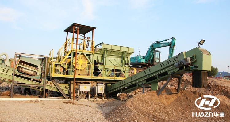 建筑垃圾移動(dòng)破碎站