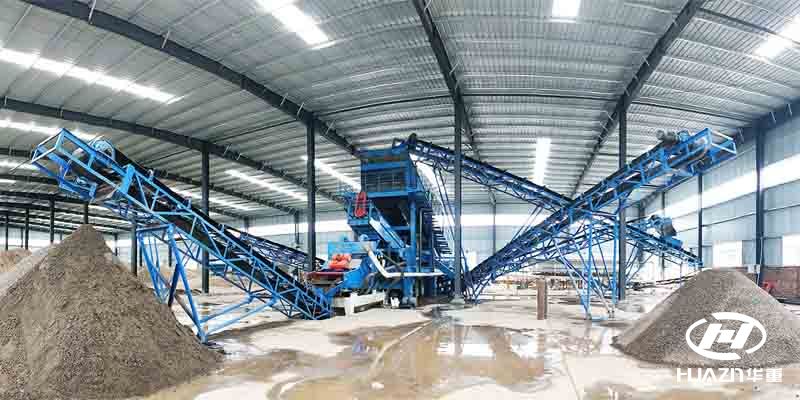 環(huán)保型制砂生產(chǎn)線車間