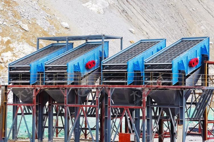 廣西石料生產(chǎn)線振動(dòng)篩