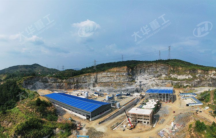 時(shí)產(chǎn)1000噸的石灰石生產(chǎn)線需要用在什么設(shè)備